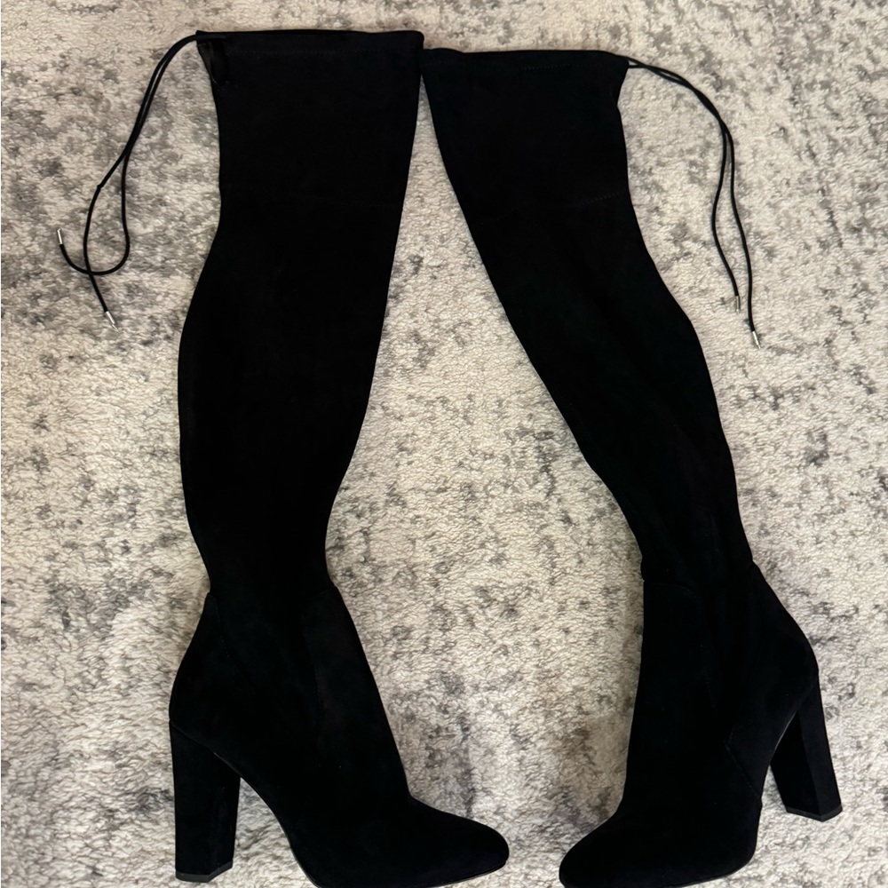 Over the knee dolce vita black boots size 8.5 SOLD ON DEPOP